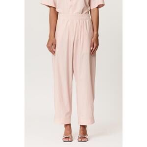 NEW PLAN C parachute trouser with side detail in baby pink